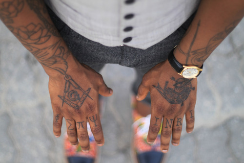 Masonic Symbol Tattoo On Hand
