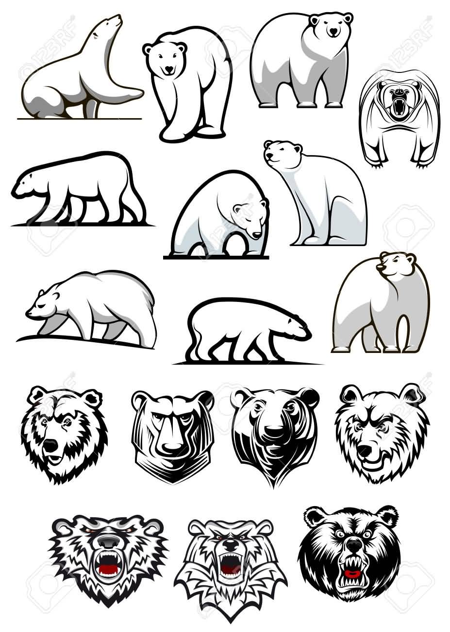 29+ Amazing Polar Bear Tattoo Designs
