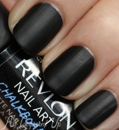 Simple And Best Black Matte Nail Art