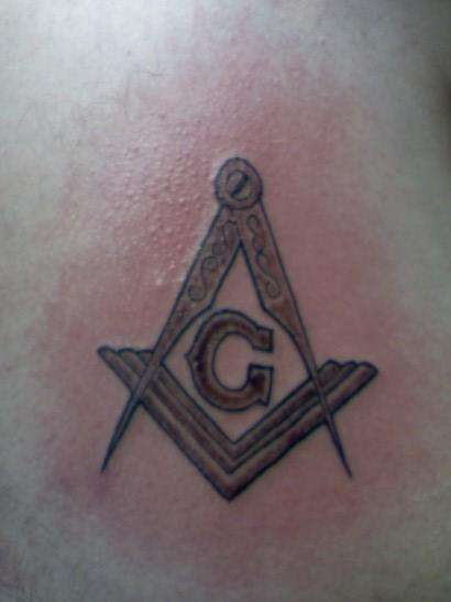 Simple Masonic Tattoo Idea