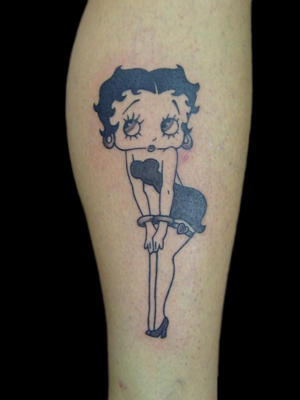 20+ Betty Boop Tattoos Ideas For Leg