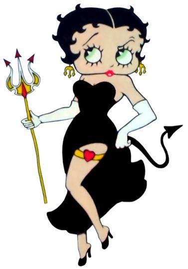 Devil Betty Boop Tattoo Design