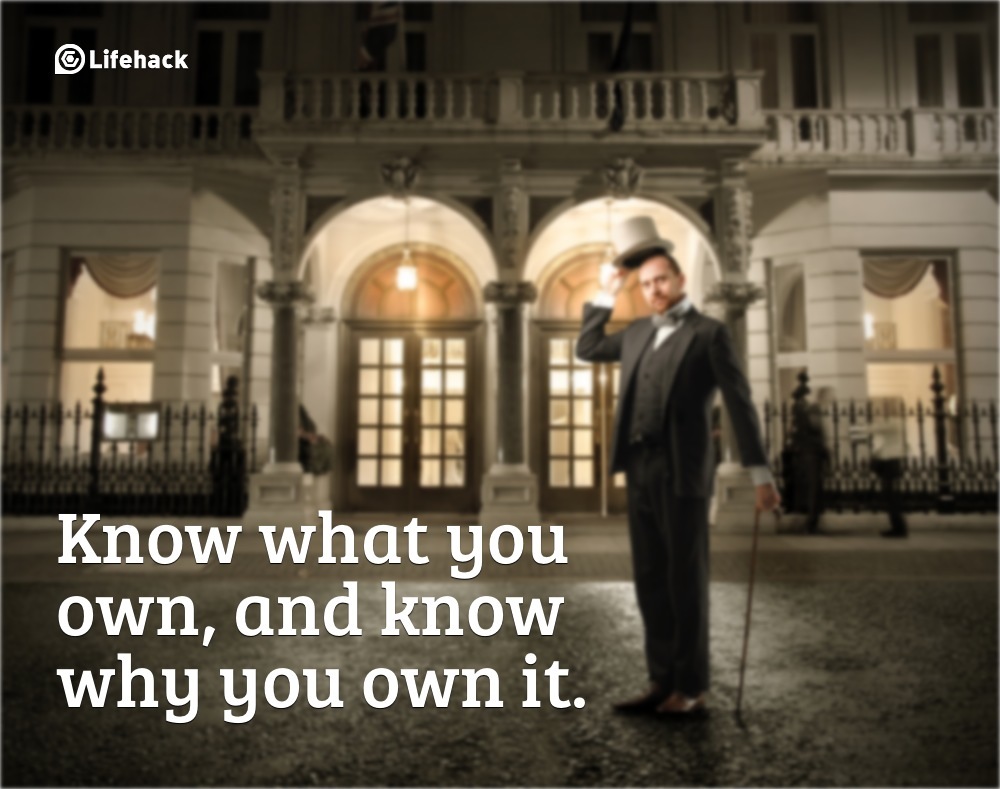 Know what you own, and know why you own it. - Peter Lynch