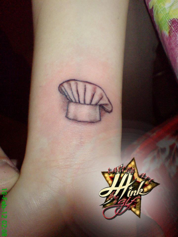 Tiny Chef Hat Tattoo By Grif77