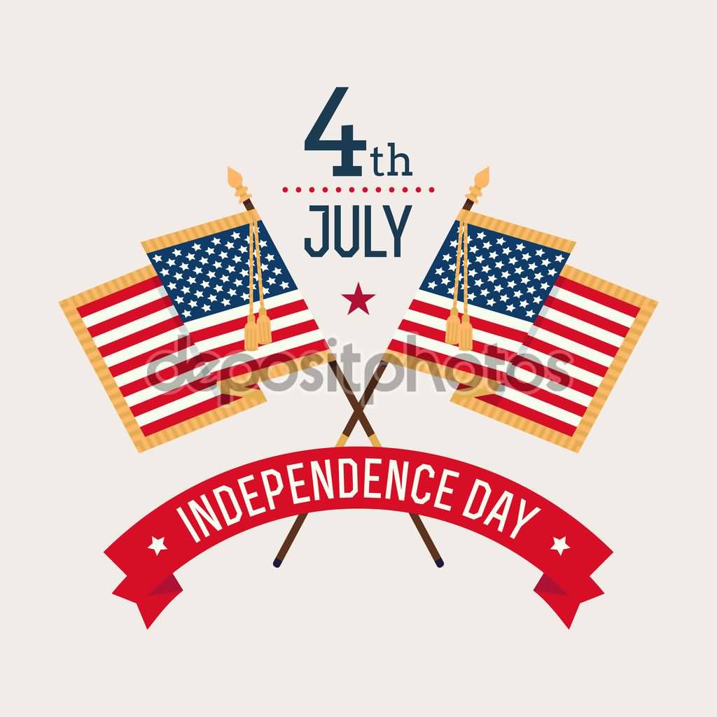4th July Independence Day Of America Clipart