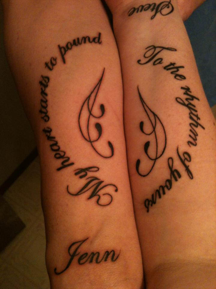 31+ Beautiful Matching Tattoos For Couple