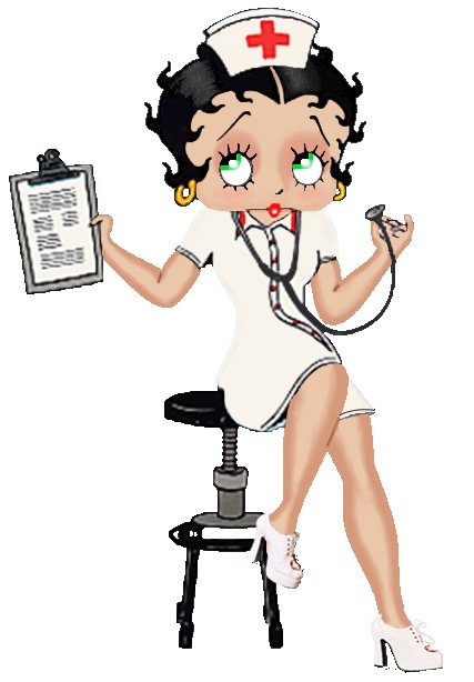 Betty Boop Nurse Tattoo Design by Kpilkerton
