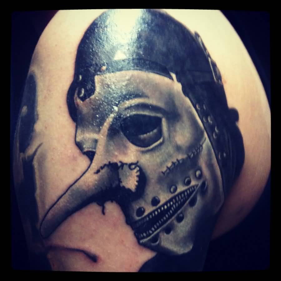 Black And White Slipknot Member Mask Tattoo By Xs1cx