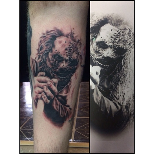 Delightful Corey Taylor Of Slipknot Portrait Tattoo
