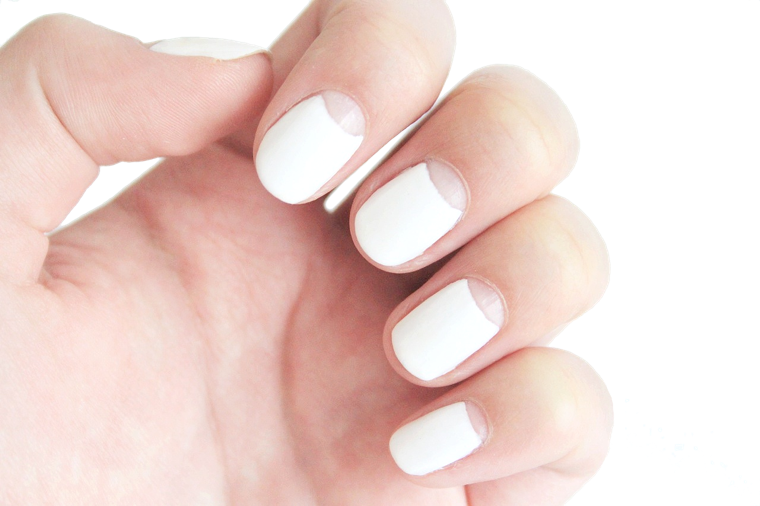9. French Tip and Half Moon Nail Designs for Girls - wide 9