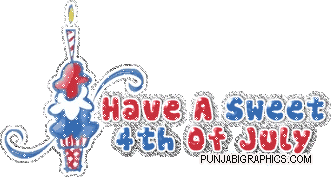 Have A Sweet 4th Of July Glitter Wishes