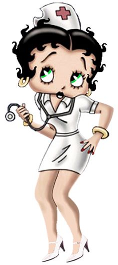 Nurse Betty Boop Tattoo Design Idea