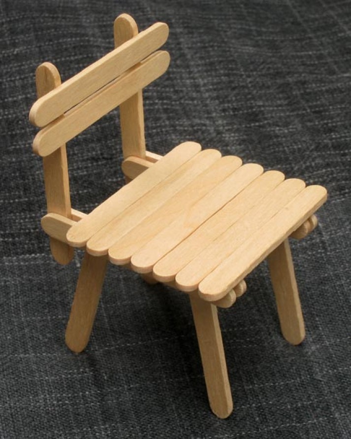 Popsicle Stick Crafts Chair