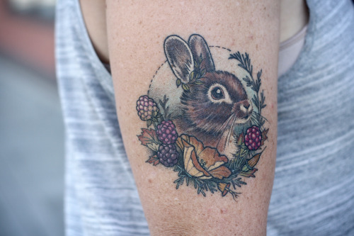 Alice In Wonderland Tattoo On Biceps