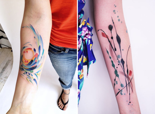 Artistic Tattoos on Forearm