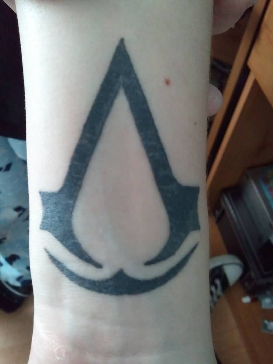 Assassins Creed Tattoo On Forearm by Beanie2888