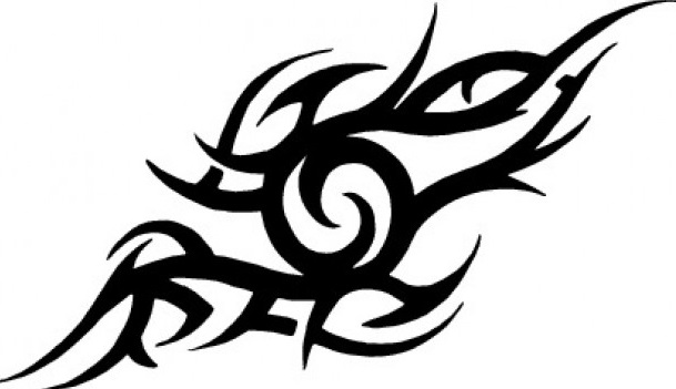 Attractive Tribal Tattoo Design