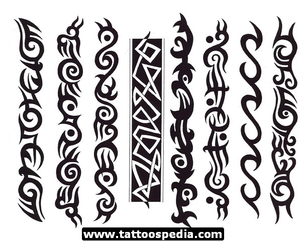 Awesome Tribal Tattoos Design Set