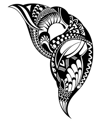 Beautiful Maori Tribal Tattoo Design