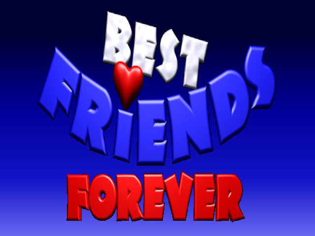 Best Friends Forever Heart Picture