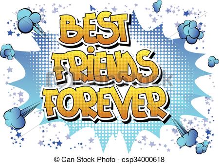 Best Friends Forever Splash Illustration