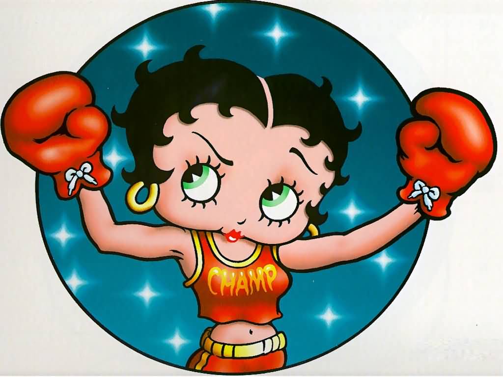 Betty Boop Boxer Picture