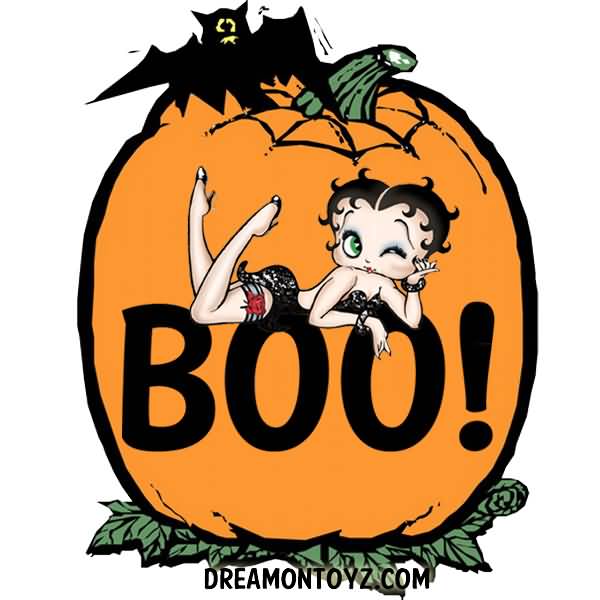 Betty Boop Halloween Wishes Picture