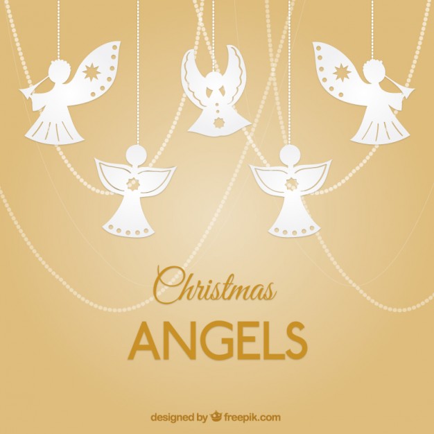 Christmas Angels Card Picture