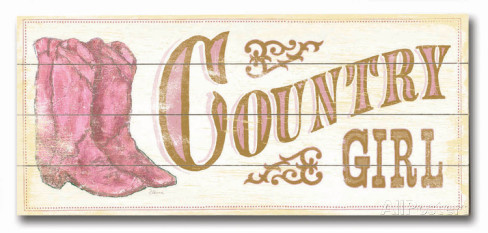 Country Girl Wooden Sign