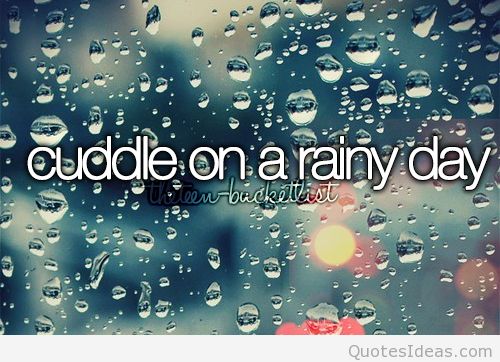 Cuddle On A Rainy Day