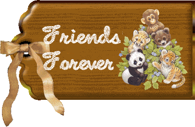 Friends Forever Cute Animals Tag Picture