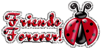 Friends Forever Ladybug Glitter