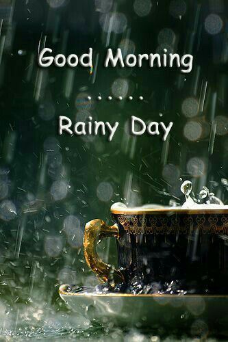 Good Morning Rainy Day Wishes Picture