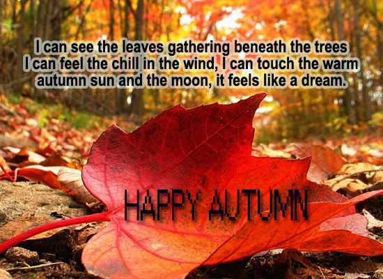 Happy Autumn Wishes Picture
