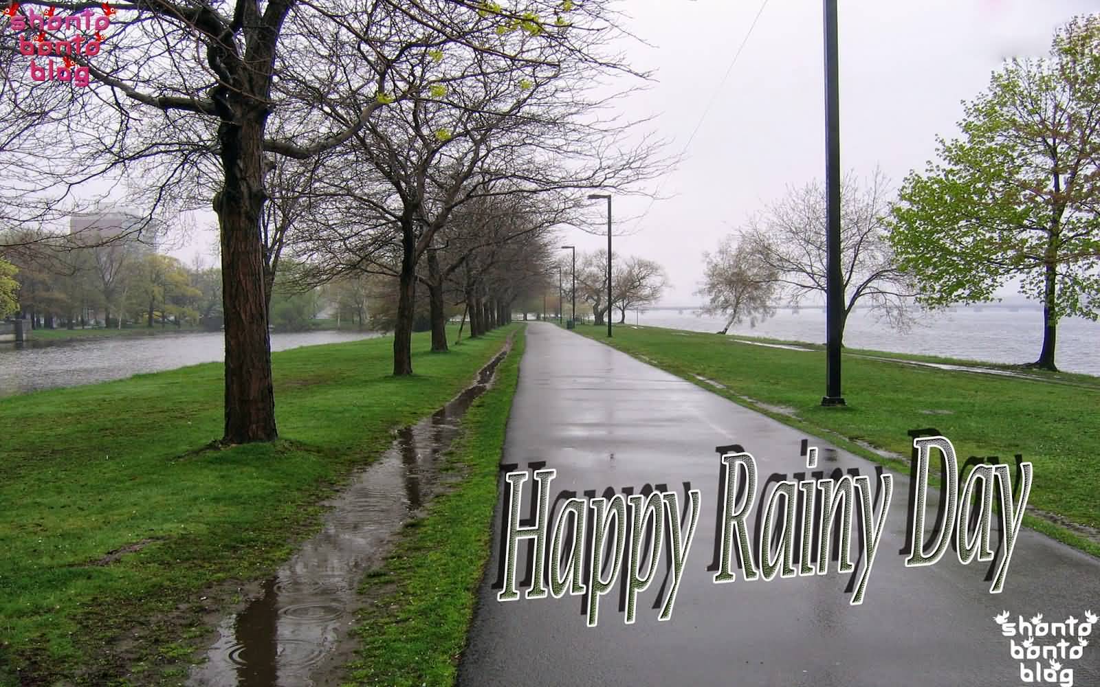Happy Rainy Day Wishes Image For Facebook