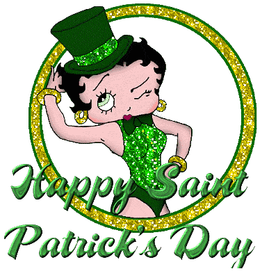 Happy Saint Patrick's Day Greetings From Betty Boop