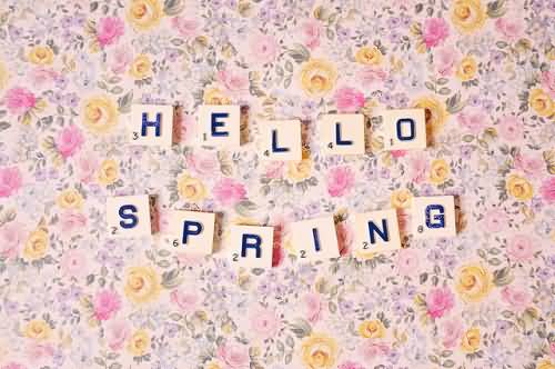 Hello Spring Note Picture