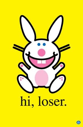 Hi Loser Bunny Clipart Image