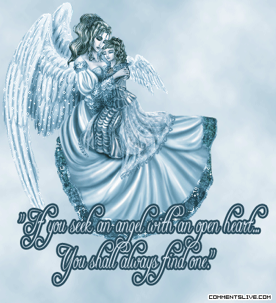 If You Seek An Angel With An Open Heart You Shall Always Find One Glitter Picture