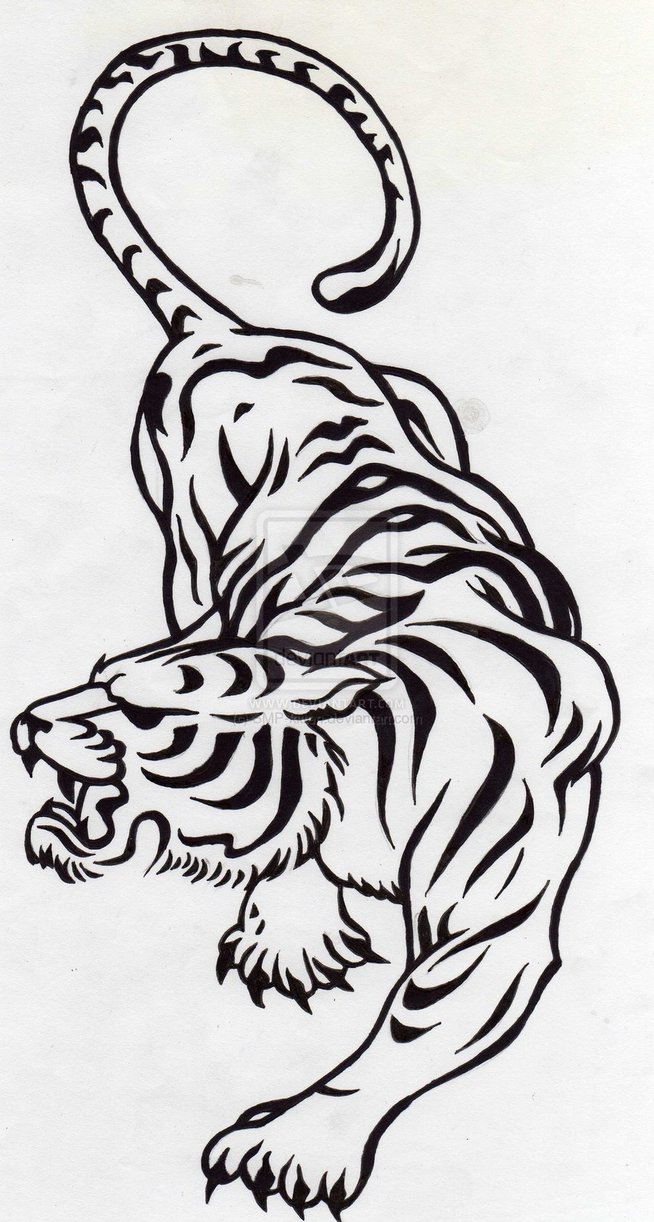 55+ Latest Tribal Tiger Tattoos