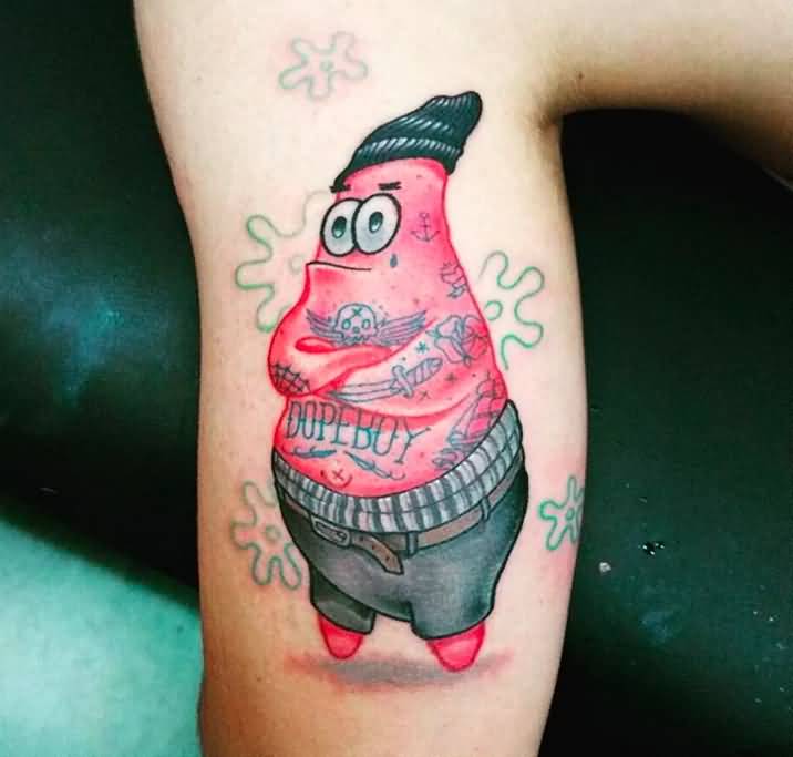 Lovely Patrick Starfish Having Tattoos On Body Tattoo