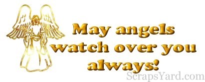 May Angels Watch Over You Always Wishes Picture