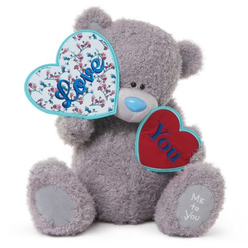 Me To You Tatty Teddy Bear Holding Love Hearts Saying Love You