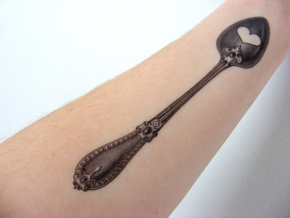 13+ Amazing Forearm Spoon Tattoos.