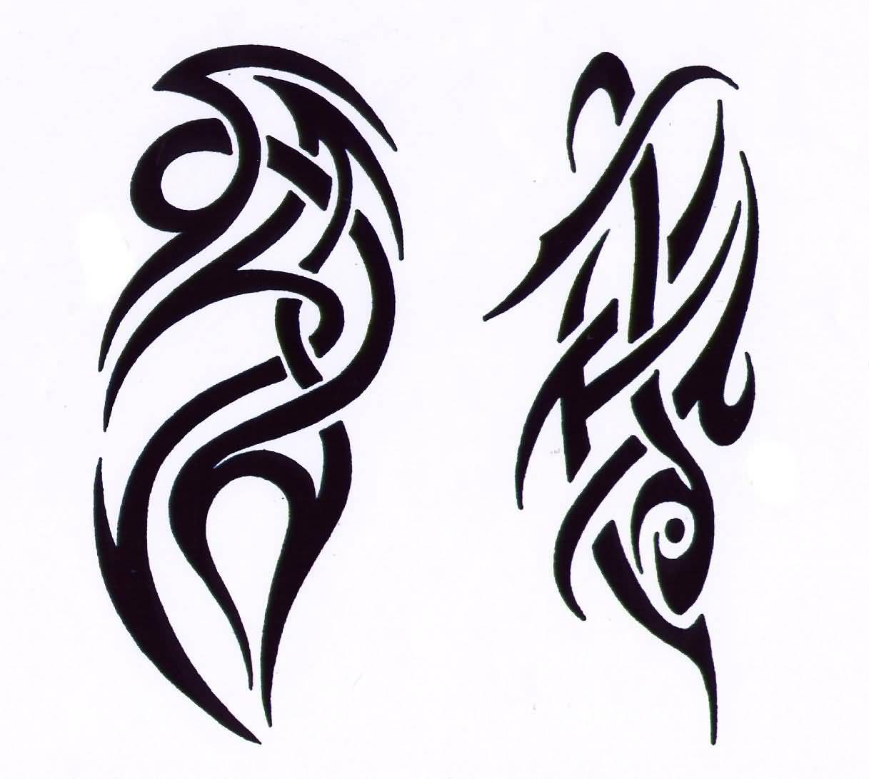 Nice Tribal Tattoos Design