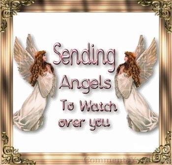 Sending Angels To Watch Over You Photo Frame Picture