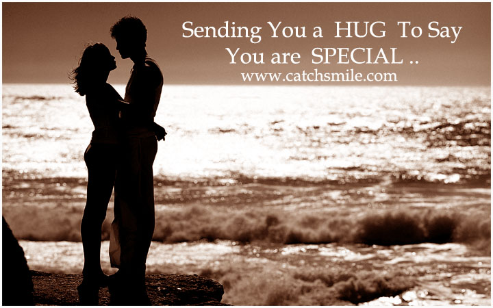 Sending You A Hug To Say You Are Special Love Couple Near Beach Picture