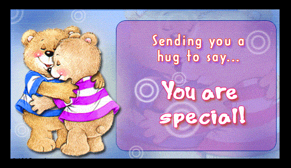 Sending You A Hug To Say You Are Special Teddy Bear Hugging Couple