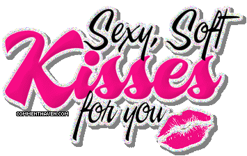 Sexy Soft Kisses For You Glitter