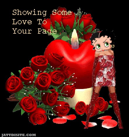 Showing Some Love To Your Page Betty Boop Picture